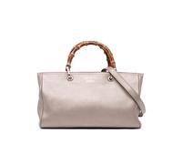 Gucci Preloved Medium Calfskin Bamboo Shopper Satchel In Gold Gold One Size