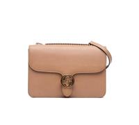 Gucci Preloved Medium Dollar Calfskin Interlocking G Crossbody In Brown Brown One Size