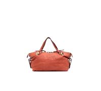 Gucci Preloved Medium Leather Bamboo Bar Tote In Orange Orange One Size