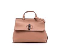 Gucci Preloved Medium Leather Bamboo Daily Satchel In Brown Brown One Size