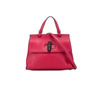 Gucci Preloved Medium Leather Bamboo Daily Satchel In Red Red One Size