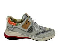 Gucci Preloved Ultrapace Low Top Sneakers In Silver Glitter Silver