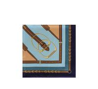 Gucci printed scarf - Blue One Size