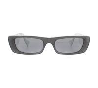 Gucci Rectangle Womens Grey Silver Sunglasses - One Size