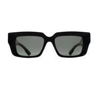 Gucci Rectangle Womens Black Grey GG1529S - One Size