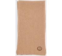 GUCCI Ribbed Wool Scarf with All-Over GG Monogram Pattern - Size: OS - female