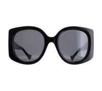 Gucci Women's Round Black Grey GG1257S Gucci Black One Size