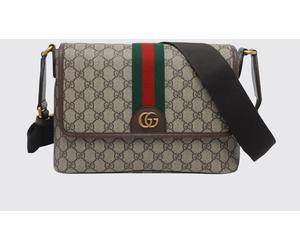 GUCCI Shoulder Bag Men color Beige