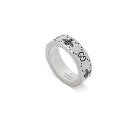 Gucci Signature Sterling Silver 6mm Ring YBC728389001015 Motif Luxury With Gucci Branded Gucci branded Packaging