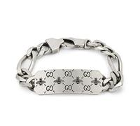Gucci Signature Sterling Silver Bracelet YBA728264001019 Luxury Hallmarked Chain With Gucci Branded Gucci branded Packaging