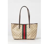 GUCCI Small Tribeca Striped Monogram Jacquard Shoulder Bag