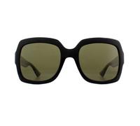 Gucci Woman Gucci GG0036SN 002 Sunglasses Acetate Black Brown Squared Normal