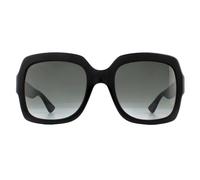 Gucci Woman Gucci GG0036SN 001 Sunglasses Acetate Black Grey Squared Normal Shaded