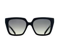 Gucci GG2102S 005 Woman Sunglasses Injected Black Grey Butterfly