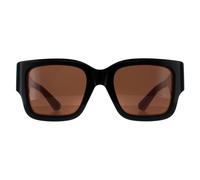 Gucci Woman GG1663S 004 Sunglasses Acetate Black Brown Squared