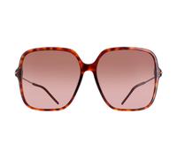 Gucci Square Womens Dark Havana Brown Gradient GG1267S - One Size