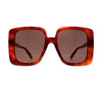 Gucci Women's Square Havana Brown GG1314S Gucci Brown One Size
