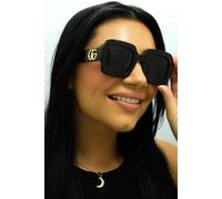 Gucci Woman GG1547S 002 Sunglasses Acetate Havana Brown Squared