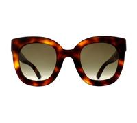 Gucci Women's Square Havana Brown Gradient Sunglasses