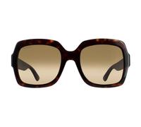 Gucci Woman Gucci GG0036SN 004 Sunglasses Acetate Havana Brown Squared Normal Shaded