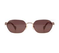 Gucci Square Shiny Rose Gold And Pink Violet Gg1593S Gold One Size