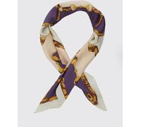GUCCI Square Silk Twill Foulard with Multicolour Graphic Print - Size: OS - female