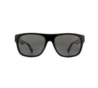Gucci Man Gucci GG0341S 002 Sunglasses Acetate Black Grey Squared Polarized
