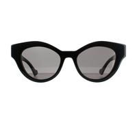 Gucci Cat Eye Womens Back Grey` GG0957S Sunglasses - Black - One Size