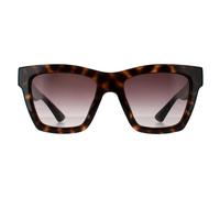 Gucci Woman GG1714S 002 Sunglasses Injected Havana Brown Cat Eye