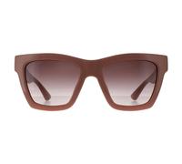 Gucci Woman GG1714S 005 Sunglasses Injected Pink Brown Cat Eye