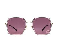 Gucci Woman Gucci GG1848S 005 Sunglasses Injected Pink Violet Squared