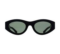 Oval Frame Sunglasses - female - Gucci - Sunglasses - Black - 52 MM - Accessories 52 MM