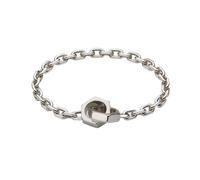 Gucci Trademark Sterling Silver Chain Bracelet - 19cm GUC-330/19cm