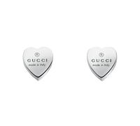Gucci Trademark Sterling Silver Heart Earrings GUC-037