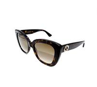Gucci Cat Eye Womens Havana Brown Gradient Sunglasses - One Size