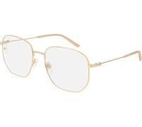 Gucci Unisex Adults’ GG0396S-001-56 Sunglasses, Yellow, 56.0