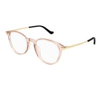 Gucci Unisex GG1466OA 003 Optical frames Acetate Pink Transparent Round