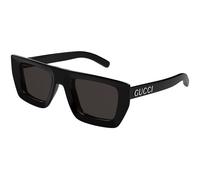 Gucci Unisex GG1723S 001 Sunglasses Injected Black Grey Squared