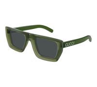 Gucci Unisex GG1723S 004 Sunglasses Injected Green Grey Squared