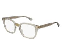 Gucci Unisex Gucci GG0184O 005 Optical frames Acetate Grey Transparent Squared