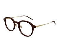 Gucci Unisex Gucci GG1734OK 002 Optical frames Acetate Havana Transparent Round