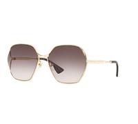 Gucci Unisex Sunglass GG0818SA - Frame color: Gold Shiny, Lens color: Grey Gradient