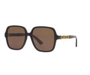 Gucci Unisex Sunglass GG1189S - Frame color: Black, Lens color: Brown