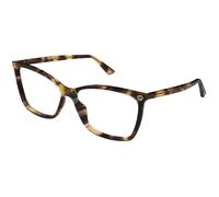 Gucci Woman GG0025O 016 Optical frames Acetate Havana Transparent Cat Eye