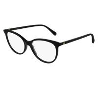 Gucci Woman GG0550O 005 Optical frames Acetate Black Transparent Cat Eye