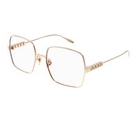 Gucci Woman GG1434O 002 Optical frames Metal Gold Transparent Squared