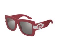 Gucci Woman GG1688S 003 Sunglasses Injected Red Grey Squared