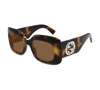 Gucci Woman GG1695S 002 Sunglasses Acetate Havana Brown Squared
