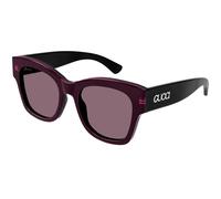Gucci Woman GG1789S 003 Sunglasses Acetate Black Violet Butterfly