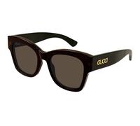 Gucci Woman GG1789S 004 Sunglasses Acetate Brown Brown Butterfly